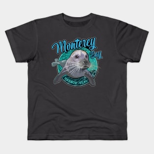 Pacific Harbor Seal at Monterey Bay California USA Kids T-Shirt